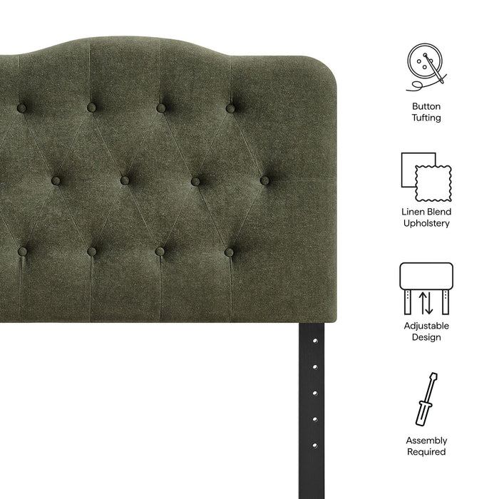 Annabel Upholstered Headboard Sage / Twin