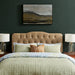 Annabel Faux Leather Queen Headboard Toast / Full