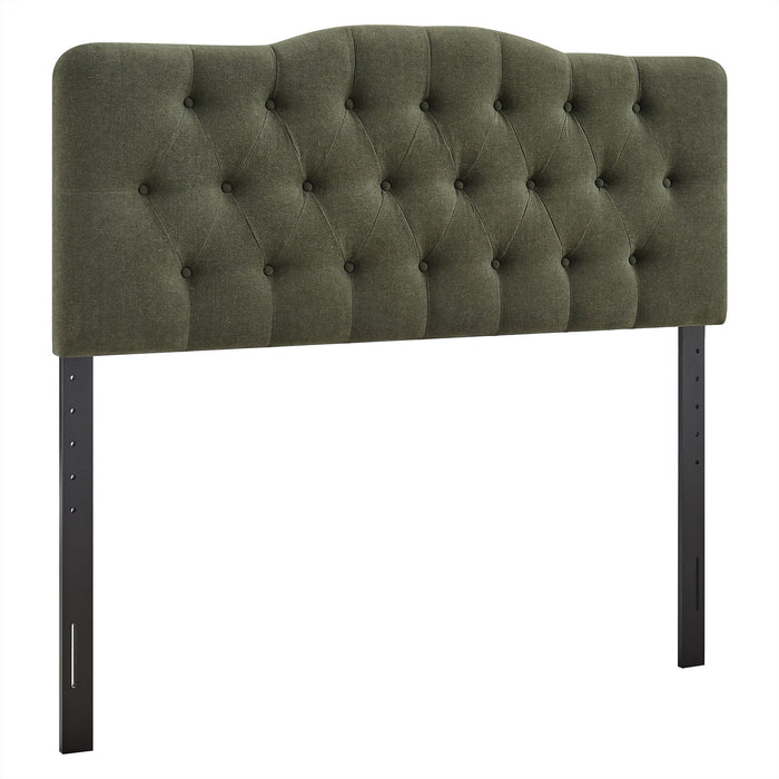 Annabel Upholstered Headboard Sage / Queen