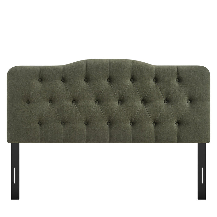 Annabel Upholstered Headboard Sage / Queen