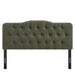 Annabel Upholstered Headboard Sage / Queen