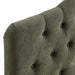 Annabel Upholstered Headboard Sage / Queen