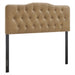 Annabel Faux Leather Queen Headboard Toast / Queen