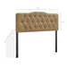 Annabel Faux Leather Queen Headboard Toast / Queen