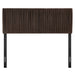 Eloise Upholstered Headboard Chocolate Brown / Queen