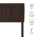 Eloise Upholstered Headboard Chocolate Brown / Queen