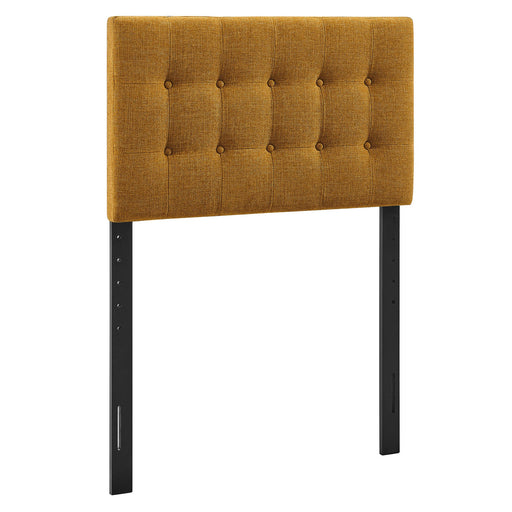 Emily Upholstered Fabric Headboard Copper / Twin