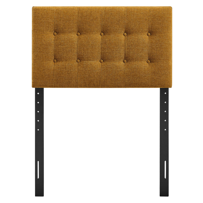 Emily Upholstered Fabric Headboard Copper / Twin