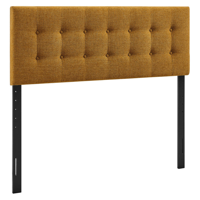 Emily Upholstered Fabric Headboard Copper / Full