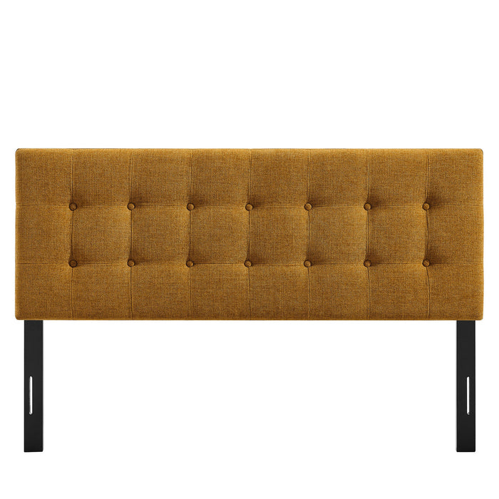 Emily Upholstered Fabric Headboard Copper / Full