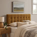 Emily Upholstered Fabric Headboard Copper / Full