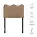 Athena Upholstered Headboard Taupe / Twin