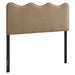 Athena Upholstered Headboard Taupe / Full