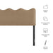 Athena Upholstered Headboard Taupe / Full