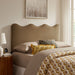 Athena Upholstered Headboard Taupe / Queen