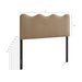 Athena Upholstered Headboard Taupe / Queen