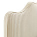 Athena Striped Fabric Upholstered Headboard Oatmeal Stripe / Queen
