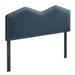 Cosette Performance Velvet Headboard Cadet Blue / Queen