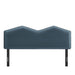 Cosette Performance Velvet Headboard Cadet Blue / Queen
