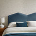 Cosette Performance Velvet Headboard Cadet Blue / Queen