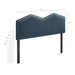 Cosette Performance Velvet Headboard Cadet Blue / Queen