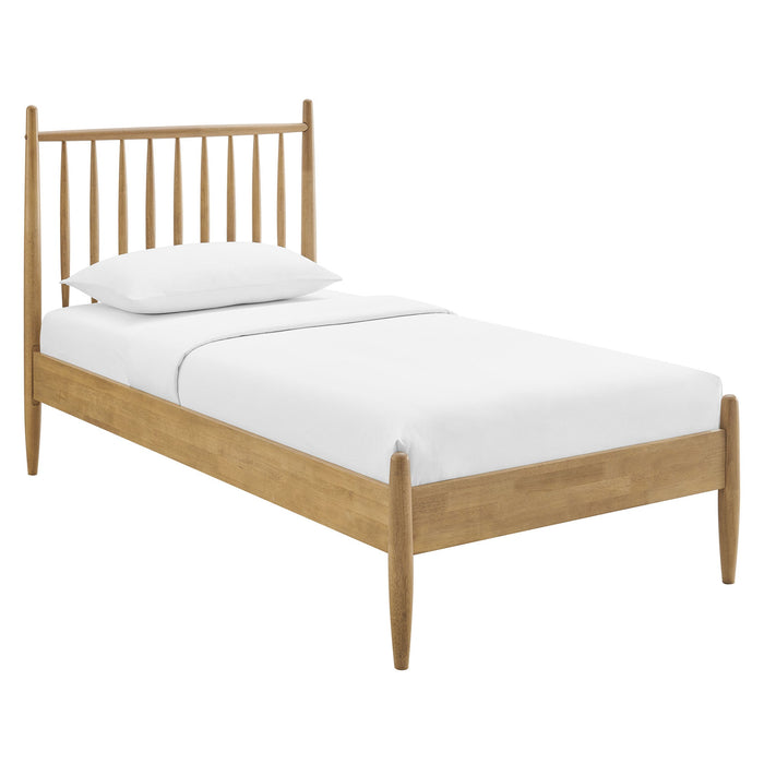 Zane Spindle Bed Light Oak / Twin