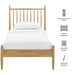 Zane Spindle Bed Light Oak / Twin