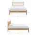Zane Spindle Bed Light Oak / Queen