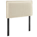 Camille Striped Linen Blend Headboard Oatmeal Stripe / Twin