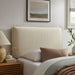 Camille Striped Linen Blend Headboard Oatmeal Stripe / Twin