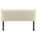Camille Striped Linen Blend Headboard Oatmeal Stripe / Queen