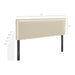 Camille Striped Linen Blend Headboard Oatmeal Stripe / Queen