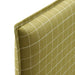 Camille Checkered Linen Blend Headboard Artichoke Windowpane Check / Queen