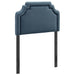 Magnolia Stain-Resistant Performance Velvet Headboard Cadet Blue Midnight / Twin