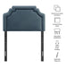 Magnolia Stain-Resistant Performance Velvet Headboard Cadet Blue Midnight / Twin