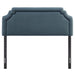 Magnolia Stain-Resistant Performance Velvet Headboard Cadet Blue Midnight / Queen