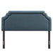 Magnolia Stain-Resistant Performance Velvet Headboard Cadet Blue Midnight / Queen