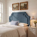 Magnolia Stain-Resistant Performance Velvet Headboard Cadet Blue Midnight / Queen