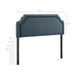 Magnolia Stain-Resistant Performance Velvet Headboard Cadet Blue Midnight / Queen