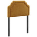 Magnolia Upholstered Fabric Headboard Copper / Twin