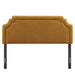 Magnolia Upholstered Fabric Headboard Copper / Queen
