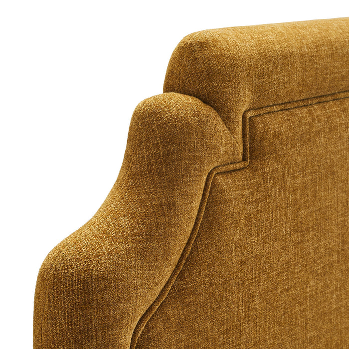 Magnolia Upholstered Fabric Headboard Copper / Queen