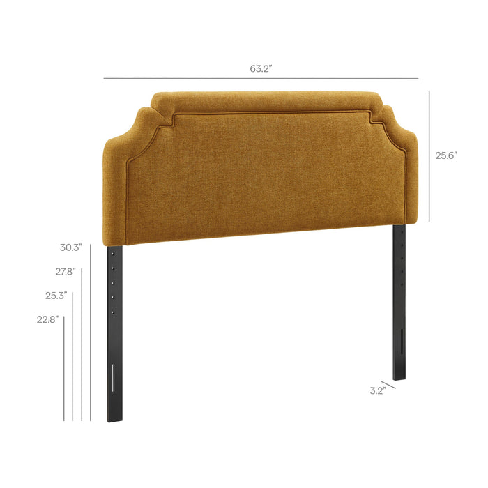 Magnolia Upholstered Fabric Headboard Copper / Queen