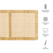 Sandy Wall Mounted Wood and Rattan Headboard Natural Rattan / Queen