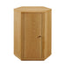 Kade Faceted Wood Side Table Natural