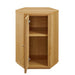 Kade Faceted Wood Side Table Natural