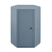 Kade Faceted Semi-Gloss Side Table Stillwater Blue