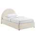 Modway Resort Arched Performance Velvet Storage Platform Bed Frame in Twin - front view 6