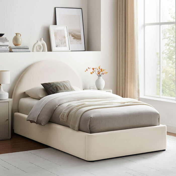 Modway Resort Arched Performance Velvet Storage Platform Bed Frame in Twin - lifestyle view 118