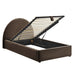Modway Resort Arched Performance Velvet Storage Platform Bed Frame in Twin - angled view